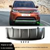 Front Bumper Towing Eye Cover for 2020 Land Rover Discovery 5 Anniversary Edition LR082830 - Black/Silver
