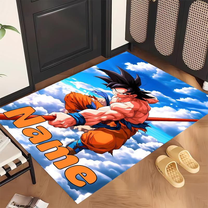 Dragon Ball (37) Personalisierter Name Büro Teppich Stilvolle Dekoration für Wohnzimmer Schlafzimmer Küche