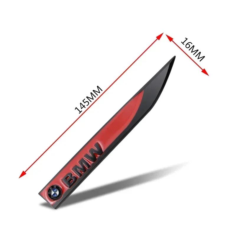 XTOYS1 E46 B3 2pcs car blade labeling car body decoration sticker For Bmw x1 x3 x5 x6 z4 f10 f20 f30 e36 e39 e46 e60 e90 Car accessorie