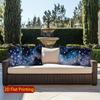 2D Starry Night Sky Pattern Decorative Pillow Covers Pattern Cushion Cover Suitable For Sofa Bedroom Car Pillow Cover