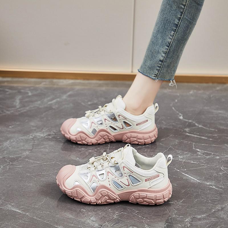 Outdoor Licht Lässige Sportschuhe Damen Rutschfest Wasserdicht Wanderschuhe Cross-Country Laufschuhe Weichsohlige Schuhe