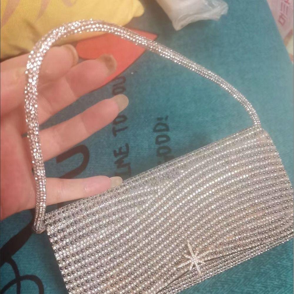 1PC Rhinestone Short Strap Replacement Belt Bag Handle For Handabg Casual Purse Straps Bag Accessories