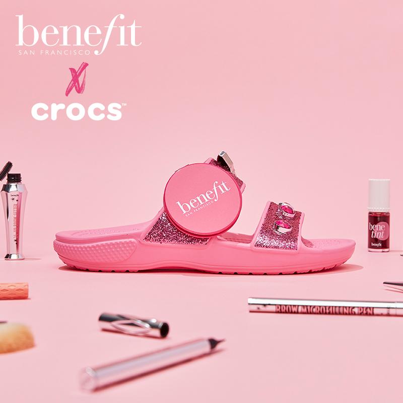 Crocs Benefit X Classic Sandal Pink Lemonade Unisex Sneakers 207545-669