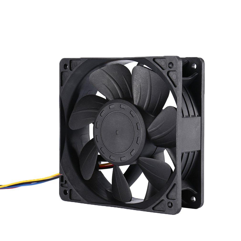 2025 Hot Miner Cooling Fan 4-Pin Connector Brushless Replacement DC 12V 5.0A Cooler Fan Low Noise For Antminer Bitmain S7 S9