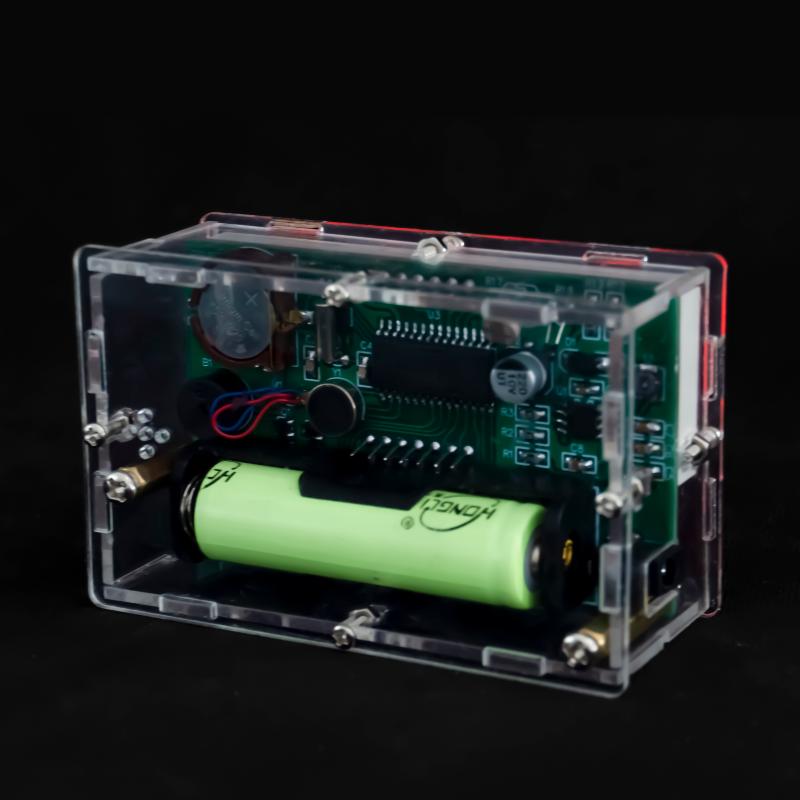 1 Set Multifunctional Diy Alarm Clock Kit Dc 5V Mini Weather Clock Soldering Practice Electronic Diy Digital Clock Kits