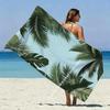 Tropical Palm Leaf Beach Towel Patterned Sunscreen And Windproof Suitable For Swimming Pool Camping Travel Blanket