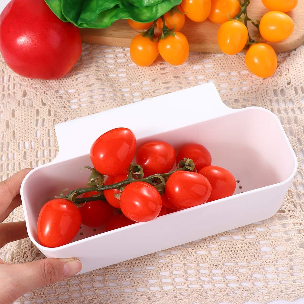 Swan Strainer Draining Drying Space-saving Sponge Holder Sink Organizer Corner Shelf Drain Rack