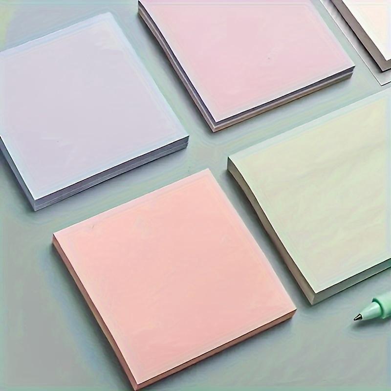 Blocchetti di Post-it Color Morandi 100 Fogli Quadrati Autoadesivi per Appunti per Studenti e Ufficio, Post-it per Messaggi Multicolore