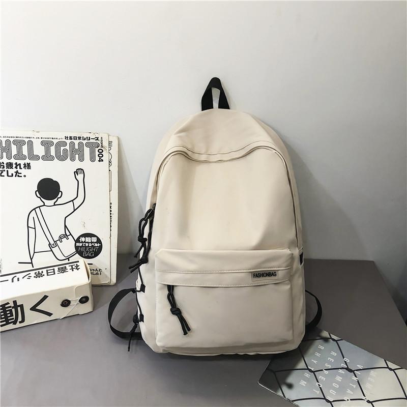 

Male College Students Sports Backpack and Middle School Students Computer Backpack Green frog pendant бежевий