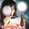 10x High Quality With Wooden Handle Read Tool High Magnification Magnifier Jewelry Loupe Eye Loupe Glass Reading Magnifier