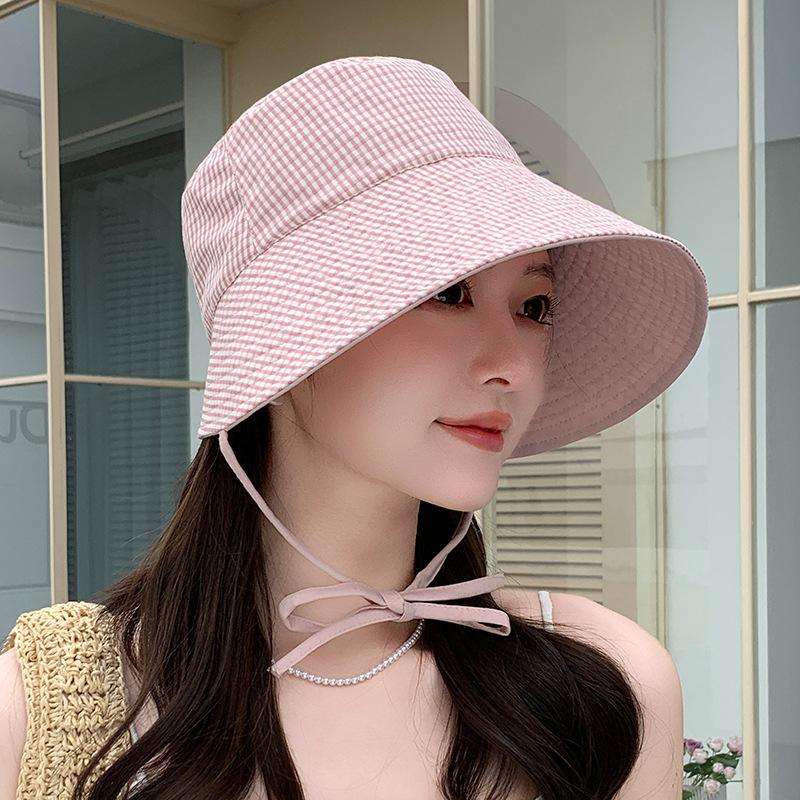Double-Sided Fisherman Hats Women, New Spring-Summer Sunhat, Vintage Casual Bucket Hat