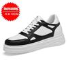 6cm 8cm 10cm Lifting Shoes Men'S Genuine Leather Platform Sneakers With Thick Sole & Hidden Height Increase Sports Casual Shoes