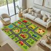 Car Track Rug Car Rugs for Kids Toy Cars City Life Road Rug for Kids Play Mat for Boys Girls Playroom Living Room Classroom