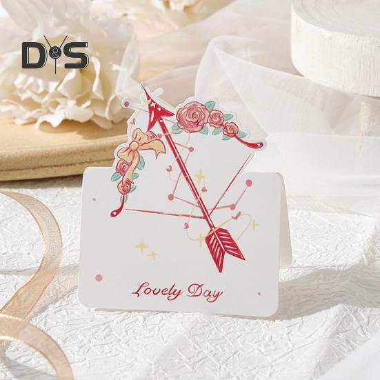 10 Pcs Floral Greeting Cards Handmade Flower Bouquets Blank Card for Mother's Day Valentine's Day Birthday Gift