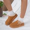 Winter 2025 Warm Fluffy Woman Slippers Soft Bottom  Thick Plush Clogs Women Casual Comfortable Platform Slippers