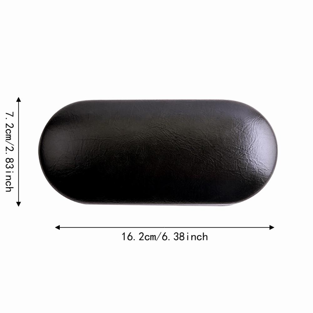 16.2*7.2cm Dual Glasses Case Black Hard Shell Glasses Box Classic Glasses Case  On-The-Go Use