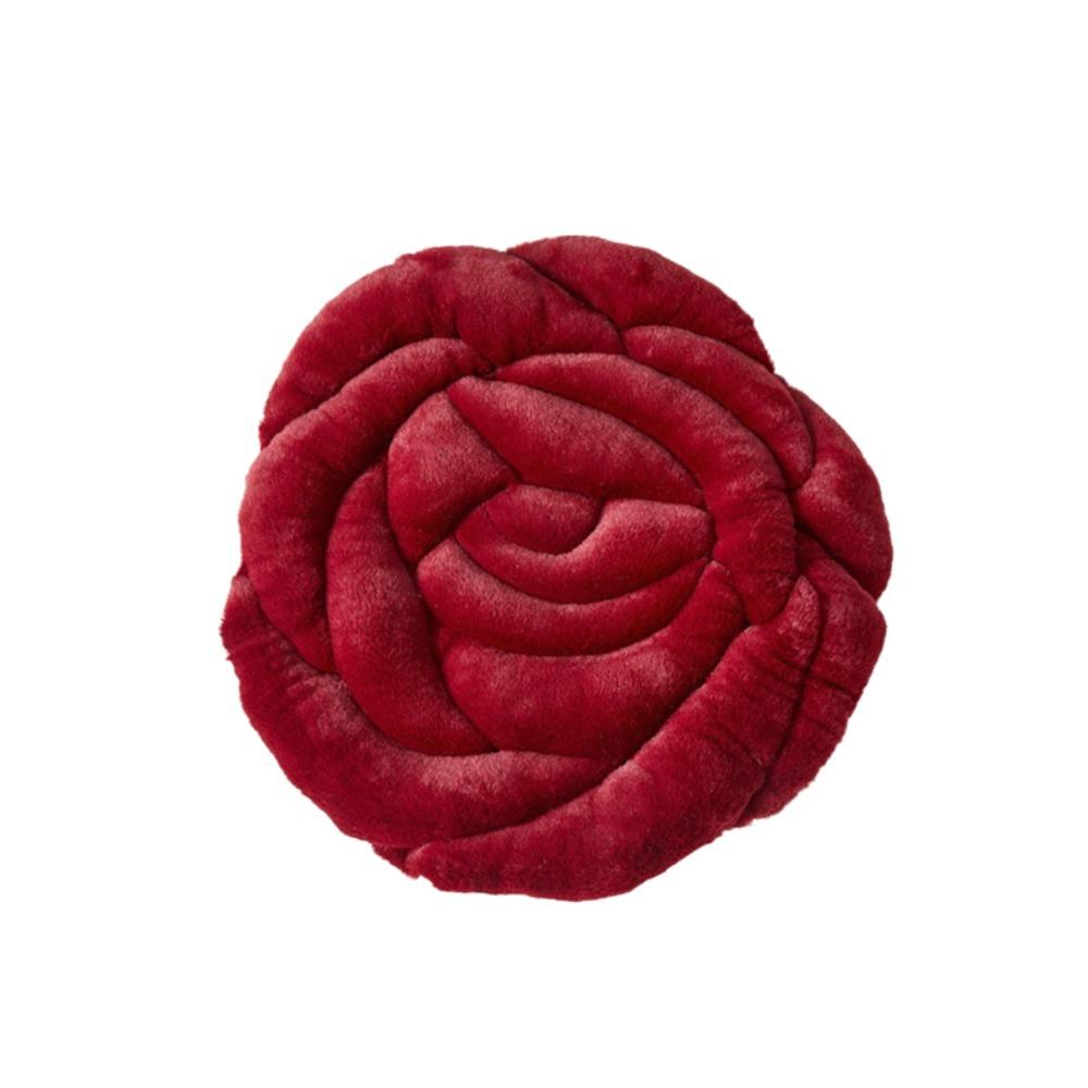 Quilted Seat Cushion Thickened Tatami Sofa Cushion Home Decoration Rose Shaped Chair Cushion  Floor