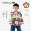 MOMOCO Kids' Winter Plaid Hooded Coat