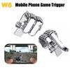 Declanșator Jocuri Telefon Mobil W6 6 Degete Țintire Fotografiere Free Fire L1R1 Buton Cheie ABS Controller Joystick Gaming pentru IOS Android PUBG