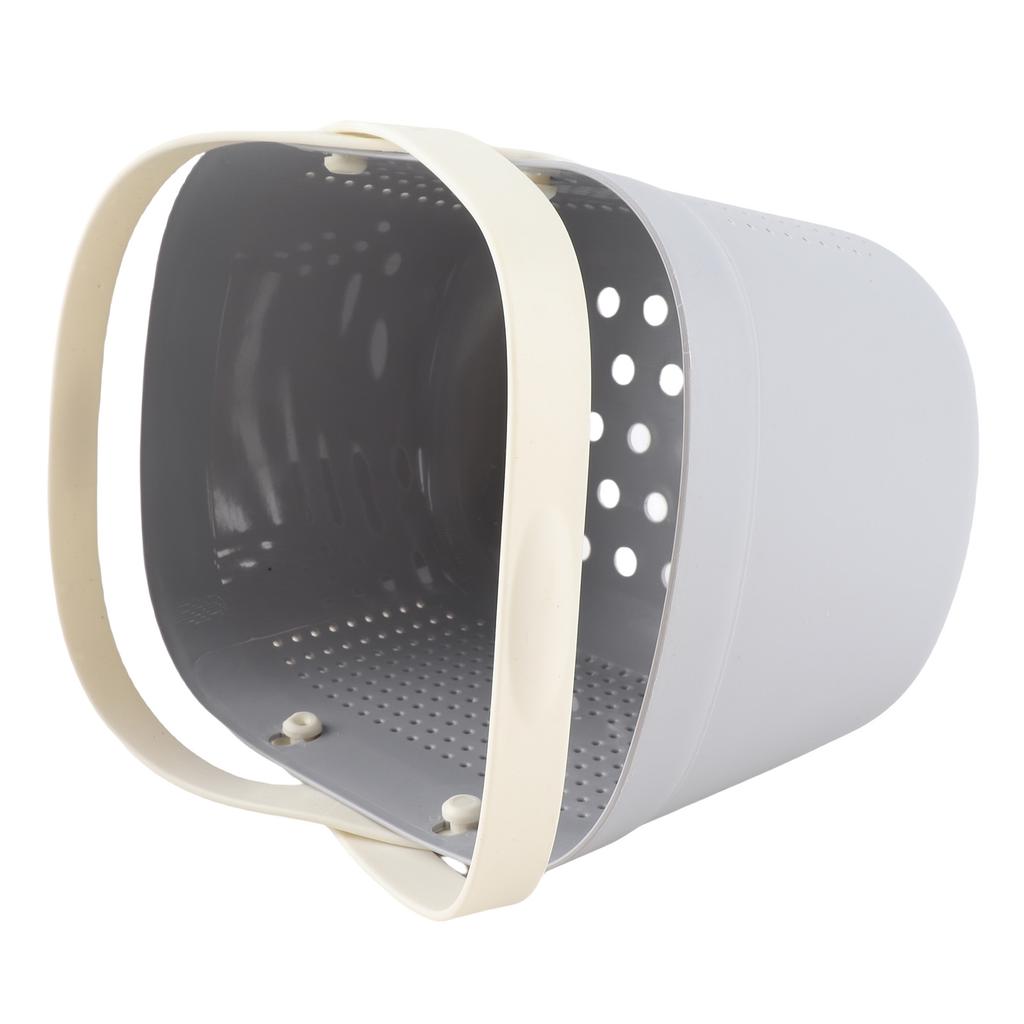 Portable Shower Basket with Ventilation Holes Large Capacity Plastic Portable Storage Basket with Handles for Bathroom