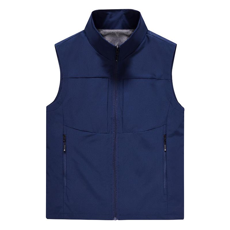 New Vest Vest Jacket for Men Spring and Autumn Thin Vest for Men Outdoor Casual Men Workhorse Clamp