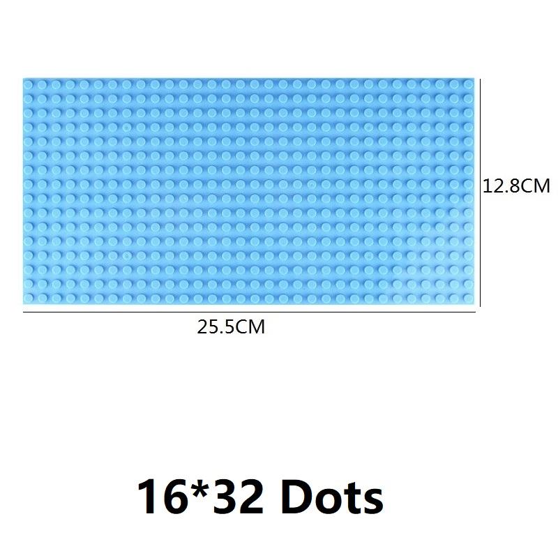 Non-Toxic Single Double Sided 32X32 16X16 16X32 Dots Classic Base Plates Blocks Diy Small Size Bricks Baseplates Construction Building Toy