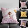 CCardcaptor SakuraA Cartoon Cushion Cover Pillowcase Ultra Soft Skin Friendly Fabric Cloud Like Comfort  Concealed Zipper