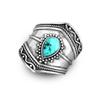 1 STK Damenmode Trendiger Geometrischer Zirkonring Zirkon-Accessoires Geeignet für Date, Party, Festivalgeschenke