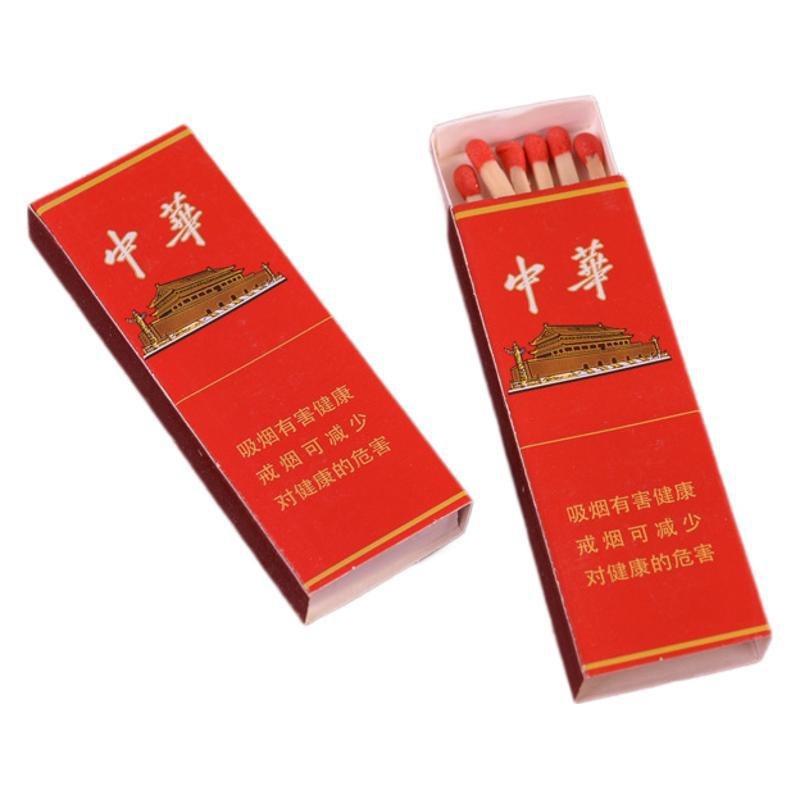 Match Scented Candle Gift Set: Long Stem Wooden Matches (75mm) Souvenir