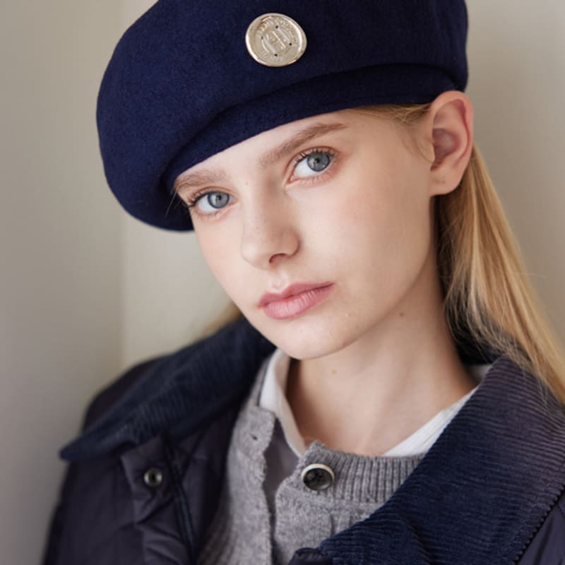 

Берет с печатью ALLINCOMPLETE (4 цвета) Cocoa (beret)