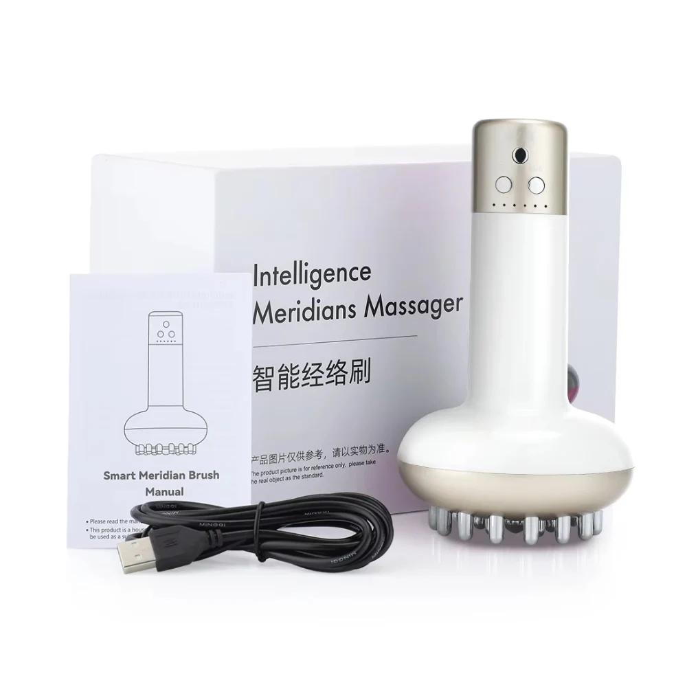 Rechargeable Guasha Massager Body Shaping Heating Meridian Scraping Brush Lymphatic Detoxification Regimen Dredging Fat Burner