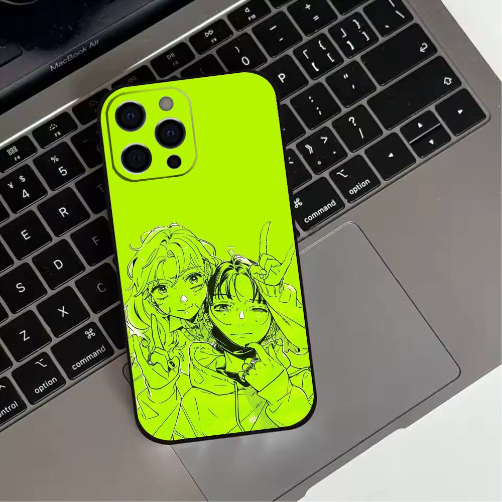 Aya Osawa Mitsuki Koga MitsuAya Phone Case For iPhone 17,16,15,14,13,12,11 Plus,Pro Max,XS,Soft Silicone Black Cover