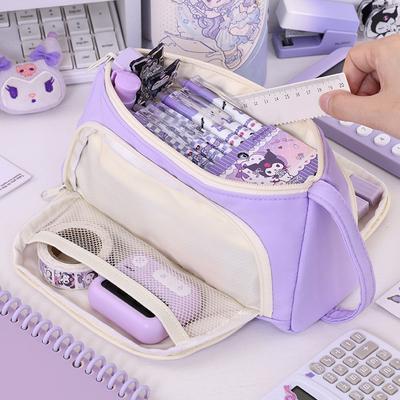 New Product, Simple and Large Opening, Multi-functional Stationery, Pencil Bag, Primary School, Junior High School, Large Capacity and High Value