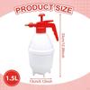 Hand Pump Sprayer Portable with Brass Nozzle Water Bottle for Spraying Cleaning