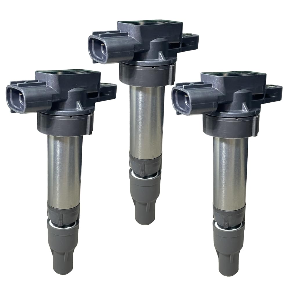 Kacrik Compatible Replacement Ignition Coils (Set of 3) for Suzuki HN11S, HN12S, MR Wagon, and MF21S (Part Numbers: 33400-76G2/33400-76G21)
