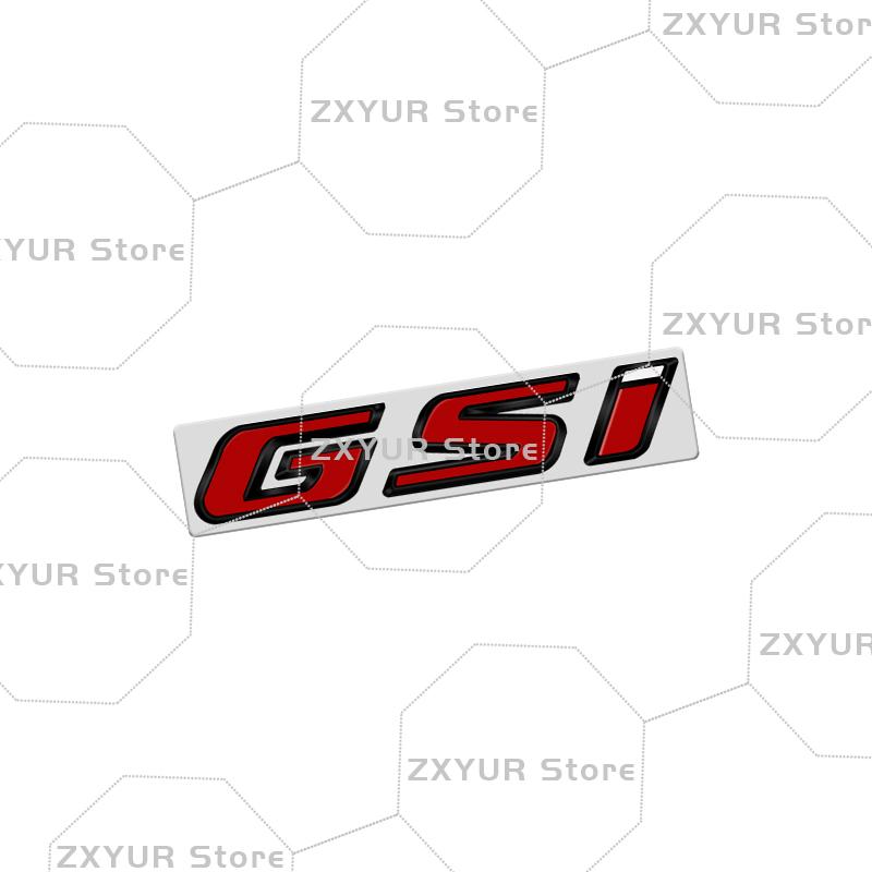 Metal GSI Emblem Car Sticker Letter Badge Decal Body Rear Trunk Decor For Opel Vauxhall Corsa Astra Insignia Meriva Adam Rocks