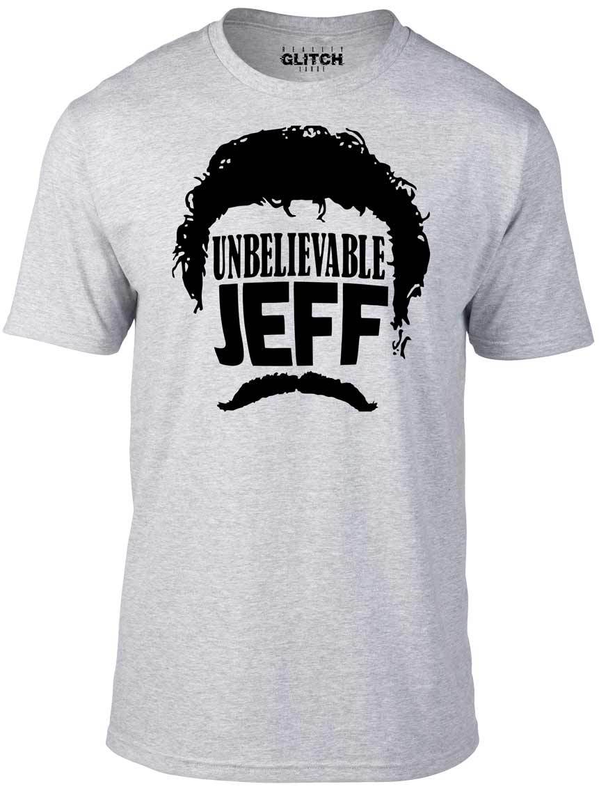 Unbelievable Jeff T-Shirt Mens Womens Tees Top - Funny T Shirt Mens Womens Tees Top retro Chris Kamara Kammy football joke M