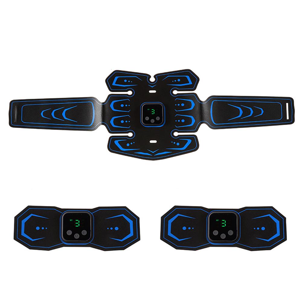 

EMS Мышечный пластырь Интеллектуальный спортивный пластырь для мышц живота Бытовое устройство для фитнеса живота Тренажер Зарядка через USB USB Charging чёрный