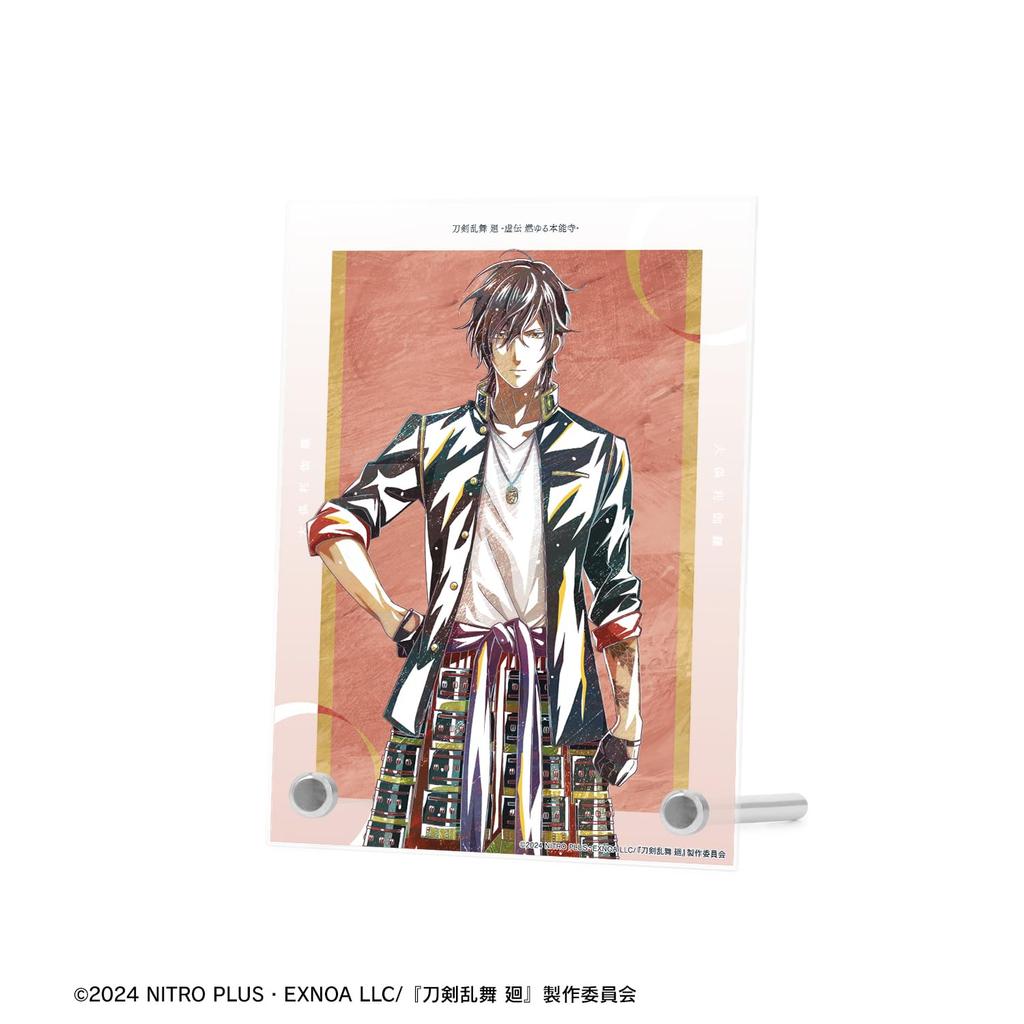 Anime Ranbu Kai Kyoden Burning Okurikara Touken Ranbu Kai Kyoden Burning Honnoji Ani Art 2nd Edition A6 Acrylic Panel "Touken Honnoji"