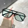 T-Shaped Double Beam Sunglasses Square Sunglasses Retro High-End Sunglasses