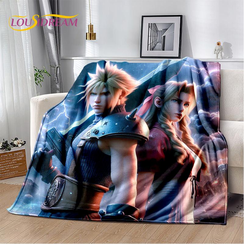 29 Style New Sephiroth Final Fantasy Games Cloud Tifa Aerith Blanket,Soft Throw Blanket for Home Bedroom Bed Sofa Cover Kids