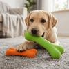 Solide Gummistruktur Knochen Hundespielzeug Abriebfest Leckerli-Spender Spielzeug Alleine Langeweile Vertreiben