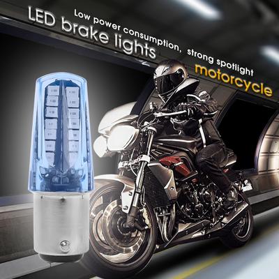 Motorcycle LED Brake Lights Double Contact Strobe Signal StopTail Lamp Parking Turning Light Lighting Accessories 2.6W/6W