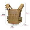 Nylon Tactical Vest Body Armor Hunting Carrier Airsoft Accessories Combat MOLLE Camo Vests