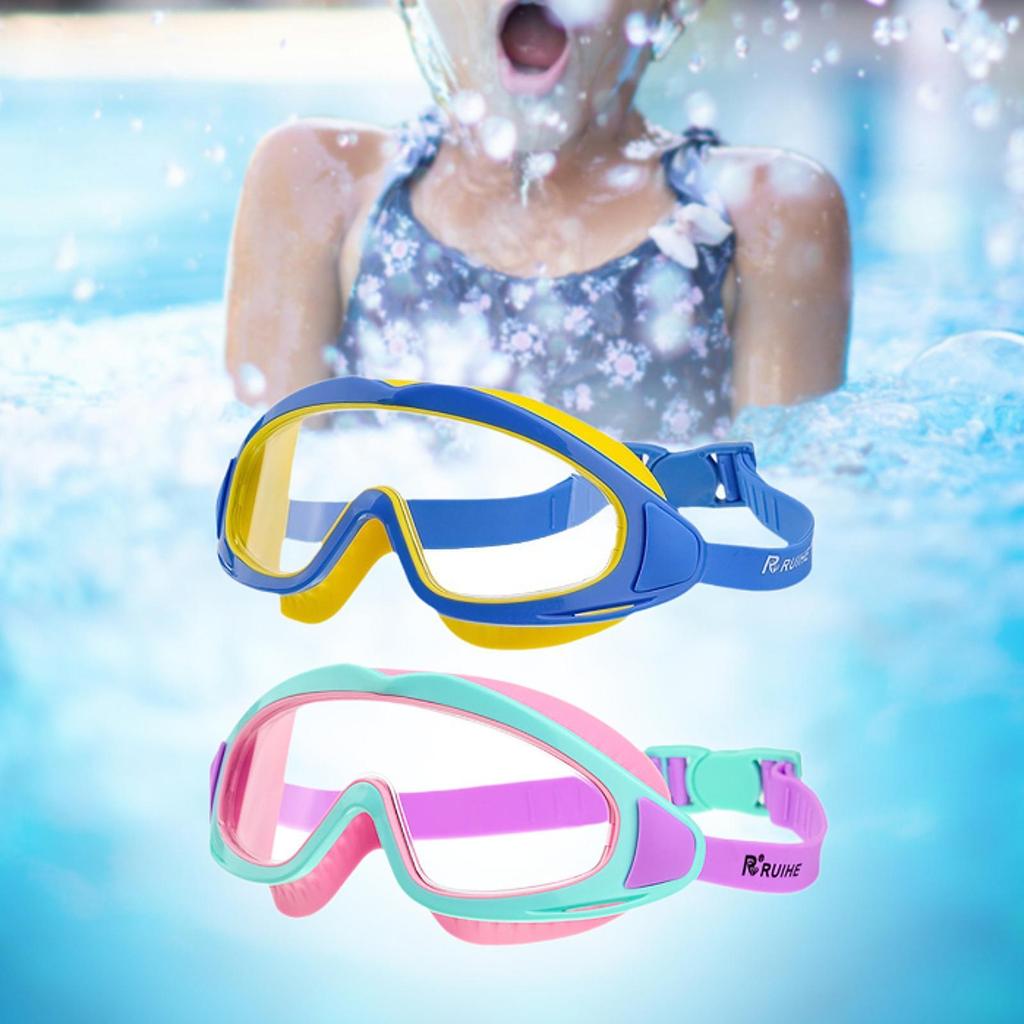 Kids Swimming Goggles Swimming Glasses Lightweight Gear Aged 2 to Sixteen