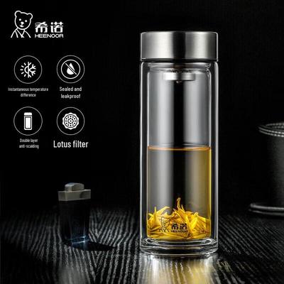 410mL Double-Layer Glass Bottle