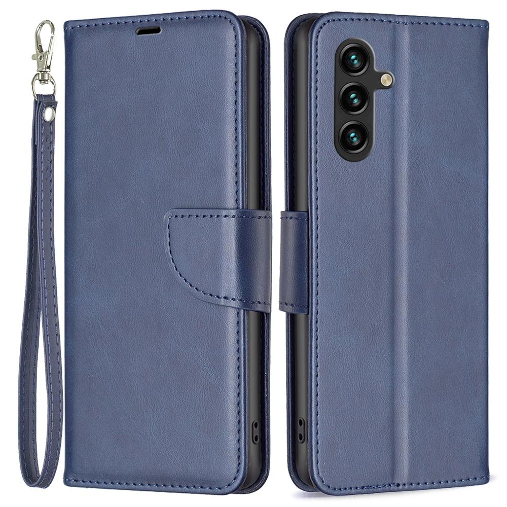 

Для Samsung Galaxy A36 5G Чохол Протиударний Чохол з ПУ шкіри з відділеннями для карток-гаманцем Blue