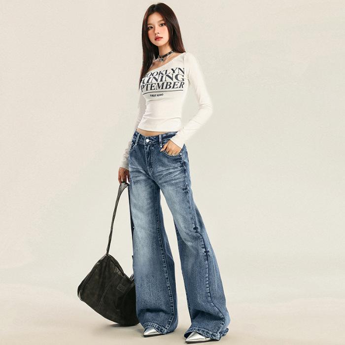 

Женские повседневные джинсы Attention Moment Light-Wash Slimming - Коллекция Весна/Лето 2025 XS