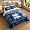 Bedding Set 1 Duvet Cover 2 Pillowcases BIRMINGHAM CITY Football Print Soft Bed Linen Bedroom Decor
