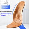 New Breathable Leather Insole Arch Support Orthopedic Insoles Men's and Women's Flatfoot Corrective Insoles